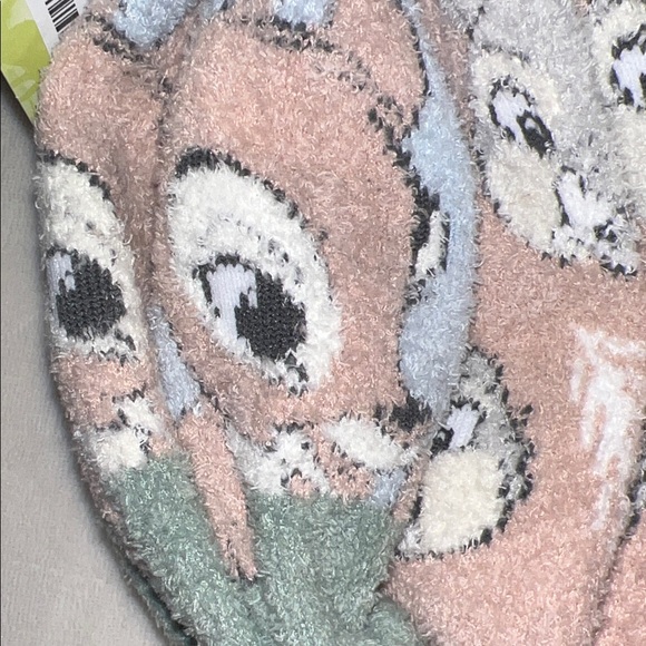 Disney Bambi Cozy No-Show Socks 4-Pack – Thumper & Bambi Pastel Fuzzy Socks - Picture 8 of 8